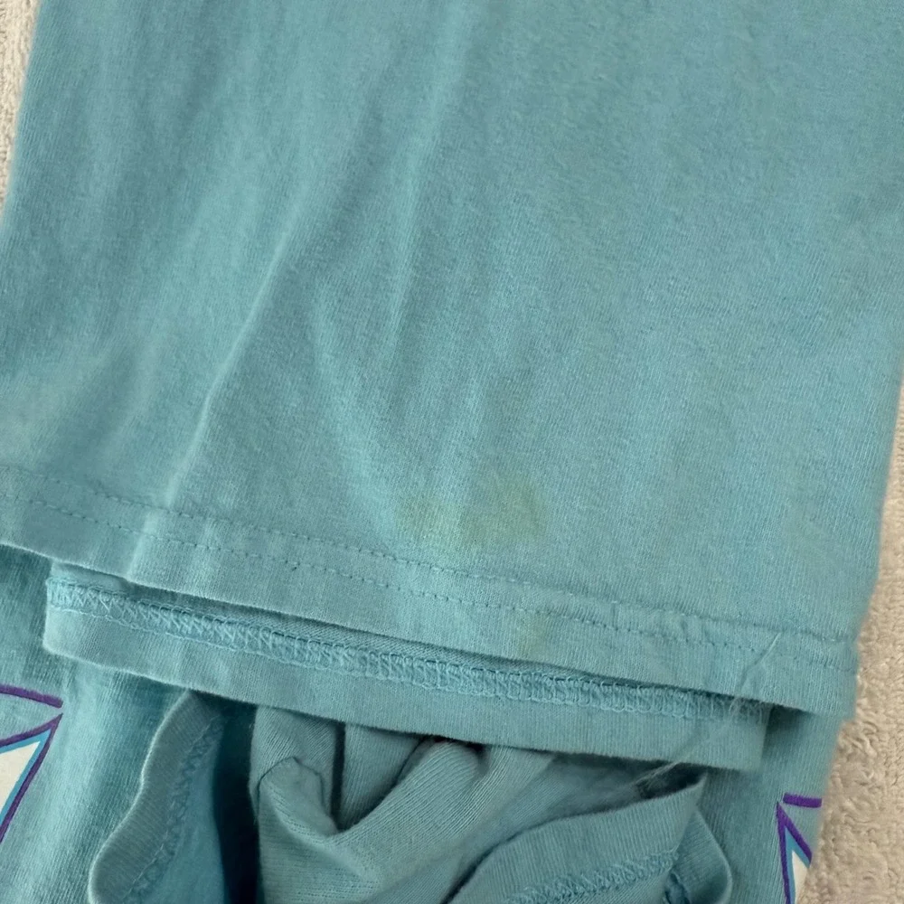 Thrasher Flame Logo T Shirt Medium Blue Skate Streetwear Graphic Tee - Picture 7 of 7